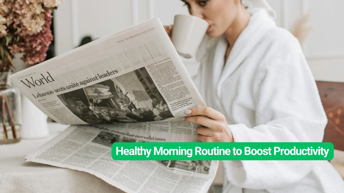 Healthy Morning Routine to Boost Productivity